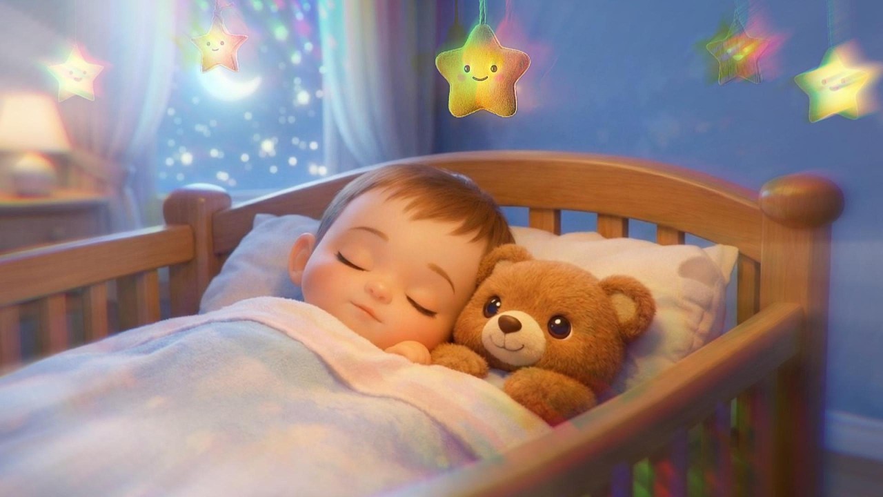💤 Bedtime Routine 🌙 Mozart Brahms Sweet Dreams Bear Lullaby 🧸 | 1+ Hour Baby Sleep Music