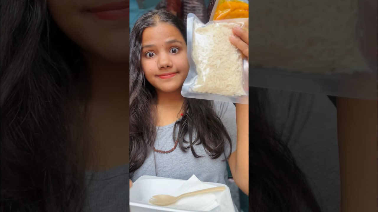 Haldiram Ready To Eat DAL CHAWAL Review 😳😨| Instant Food Review #shorts #foodreview