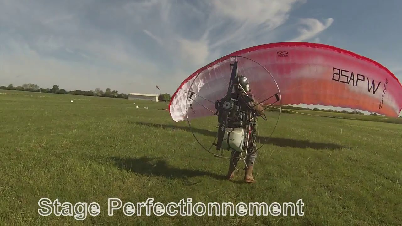 D&eacute;collage paramoteur face voile stage perf