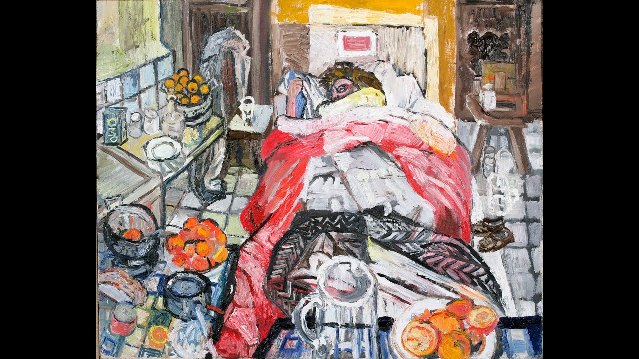 Looking At Art 2 - Jean in Bed with Jaundice by John Bratby