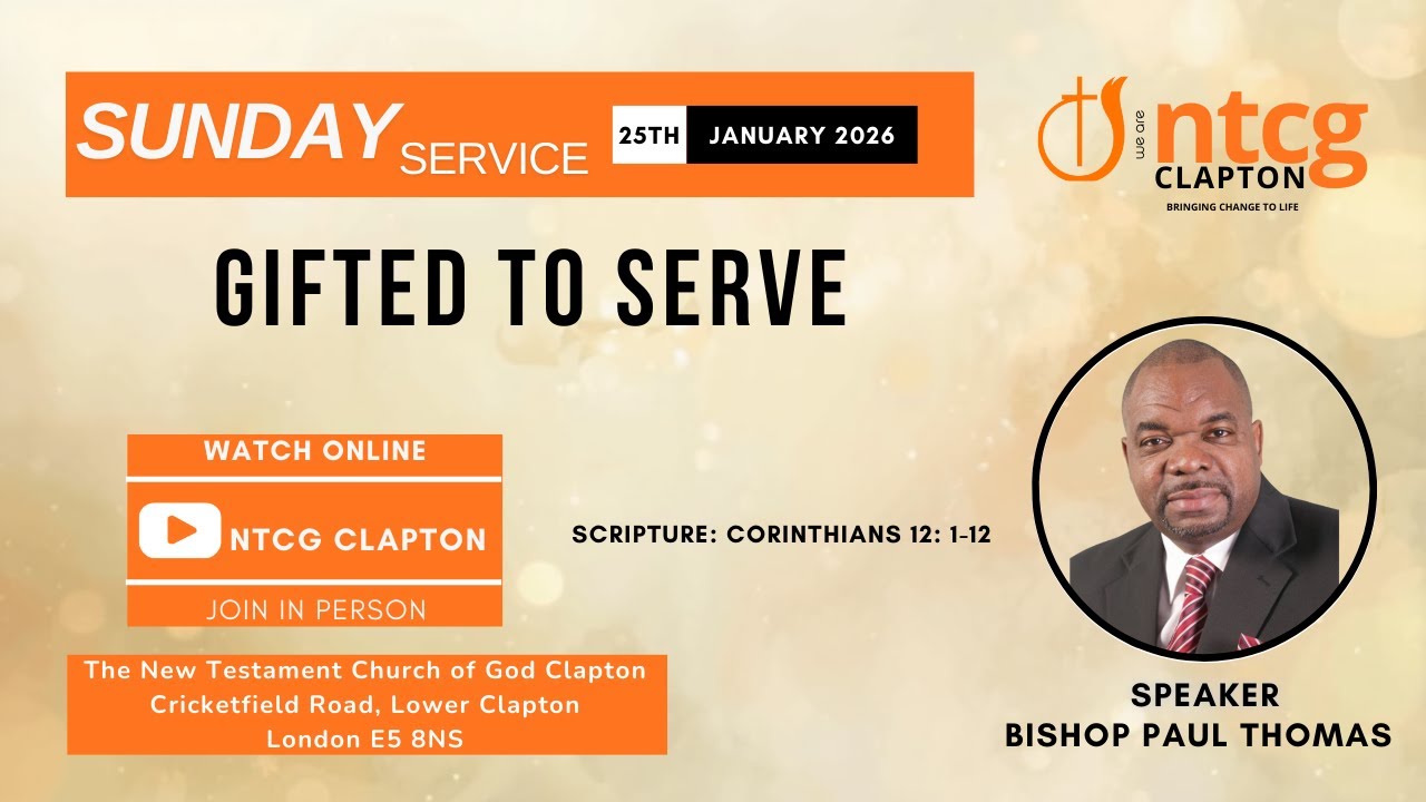 25-1-2026 Speaker Bishop Paul Thomas  - Theme: Gifted To Serve