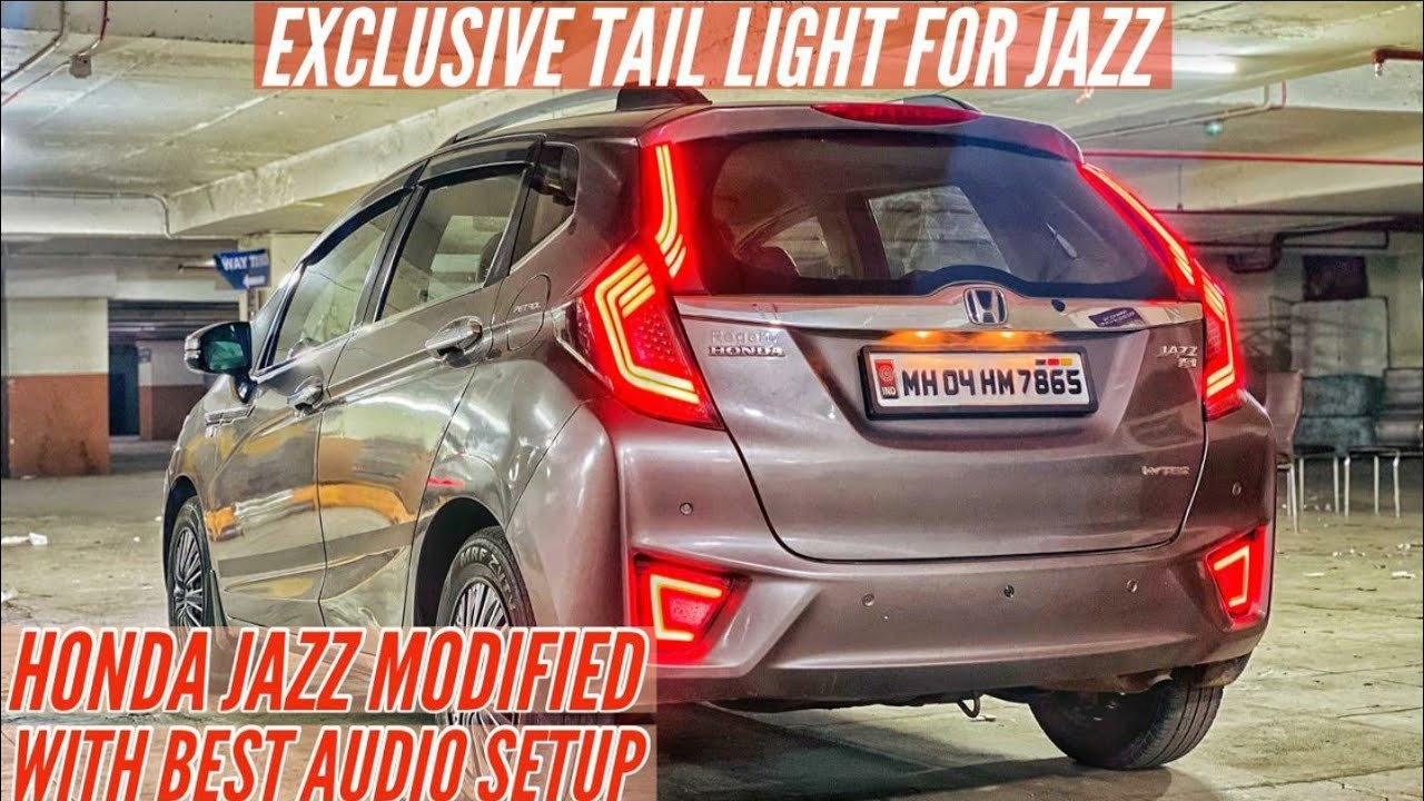 HONDA JAZZ UPGRADED WITH BEST LIGHTS AND AUDIO SETUP 📞98201 87037📞9820833594