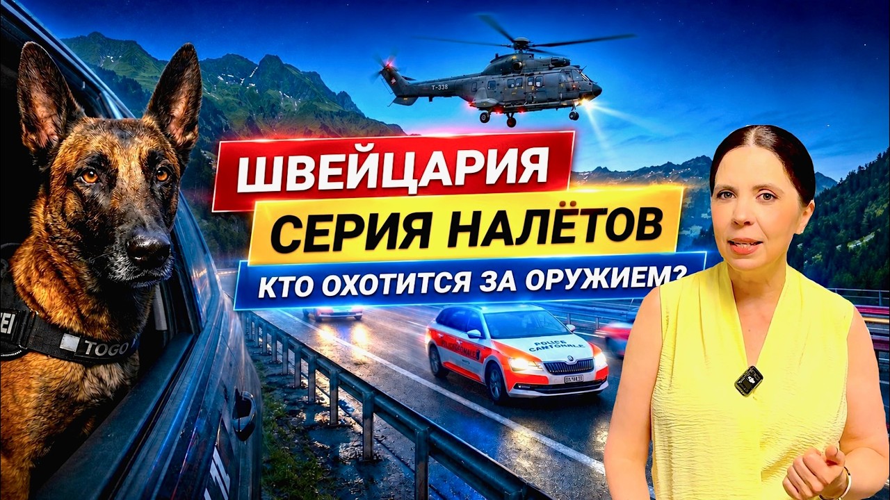 В Швейцарии грабят оружейные магазины: 8 налётов за месяц