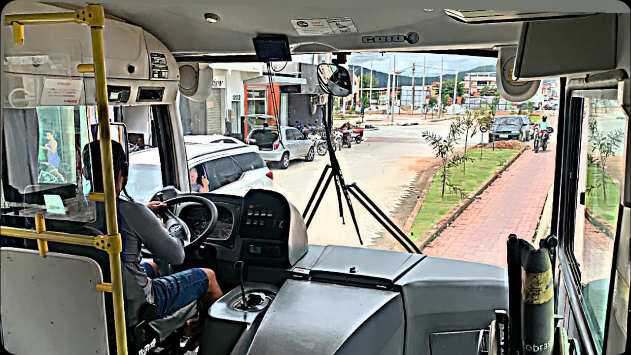 Viagem no ônibus, Caio foz super, MERCEDES BENZ  1519R ano 2017