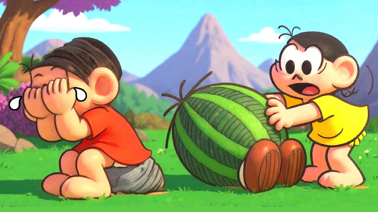 O CEBOLINHA VIROU UMA PURA MELANCIA | GIBI DA TURMA DA MÔNICA ANIMADO