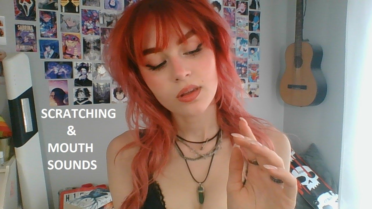 ASMR SCRATCHING and MOUTH SOUNDS