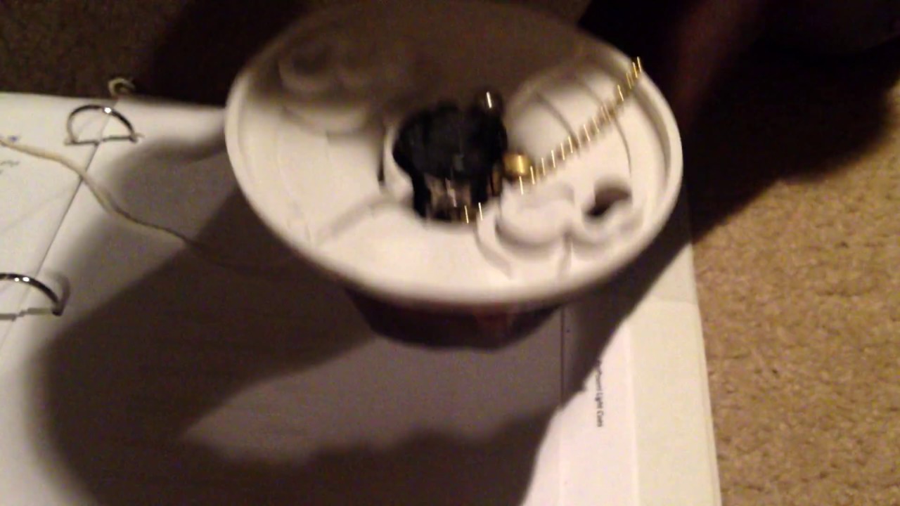 Replacing broken pull-chain for light bulb