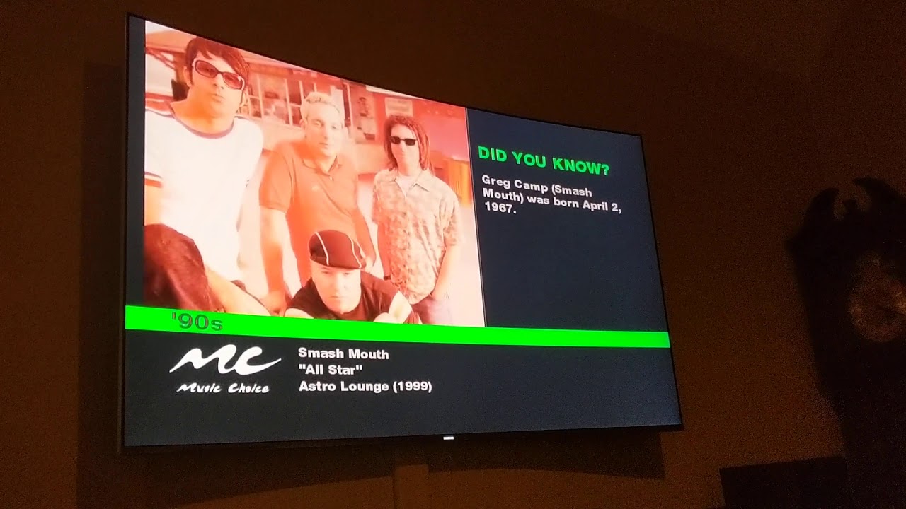 Rare footage of All Star playing on music choice