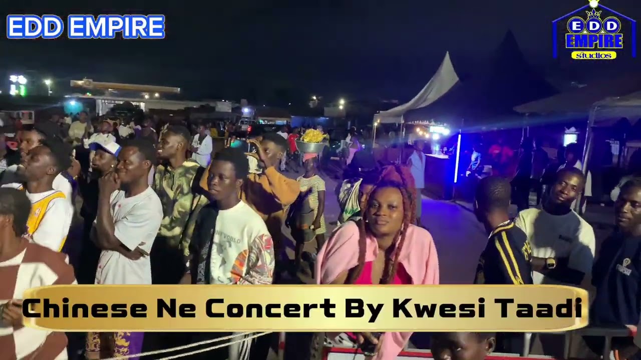 “Kwesi Taadi Rocks Mankessim: Live Performance of ‘Chinese Ne Ba’!”