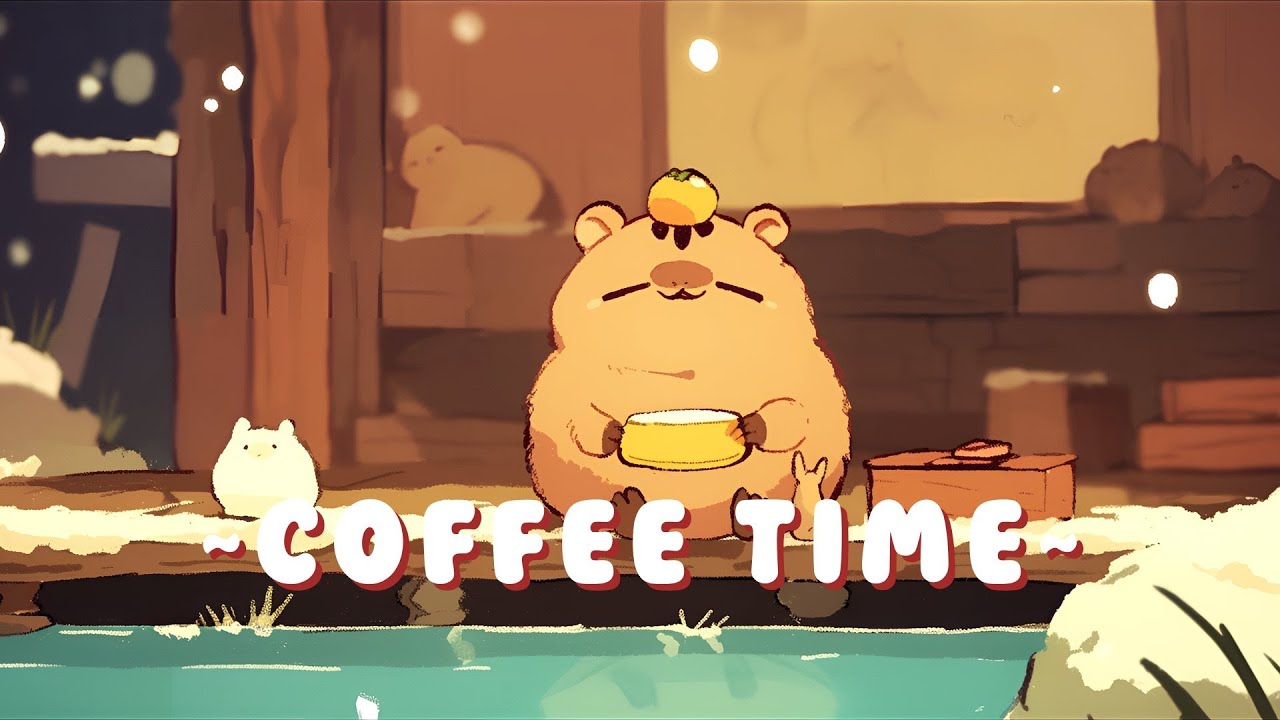 Capybara Lofi Zone - Cozy Lofi Hip Hop Mix ~ Cozy Times ~ 📚 🎵