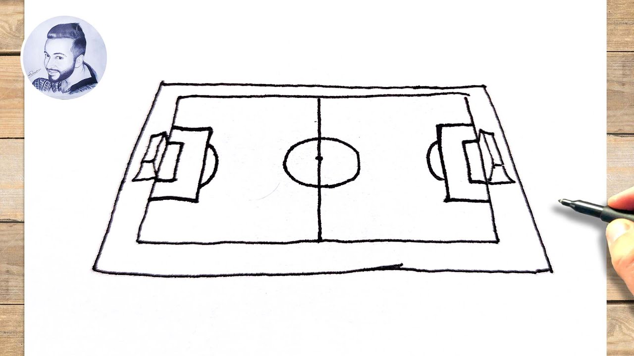 Comment dessiner un terrain de football