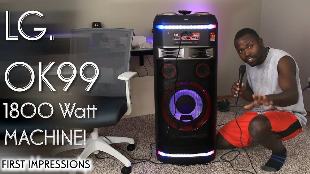 LG XBOOM OK99 First Impressions / Unboxing & Sound Sample
