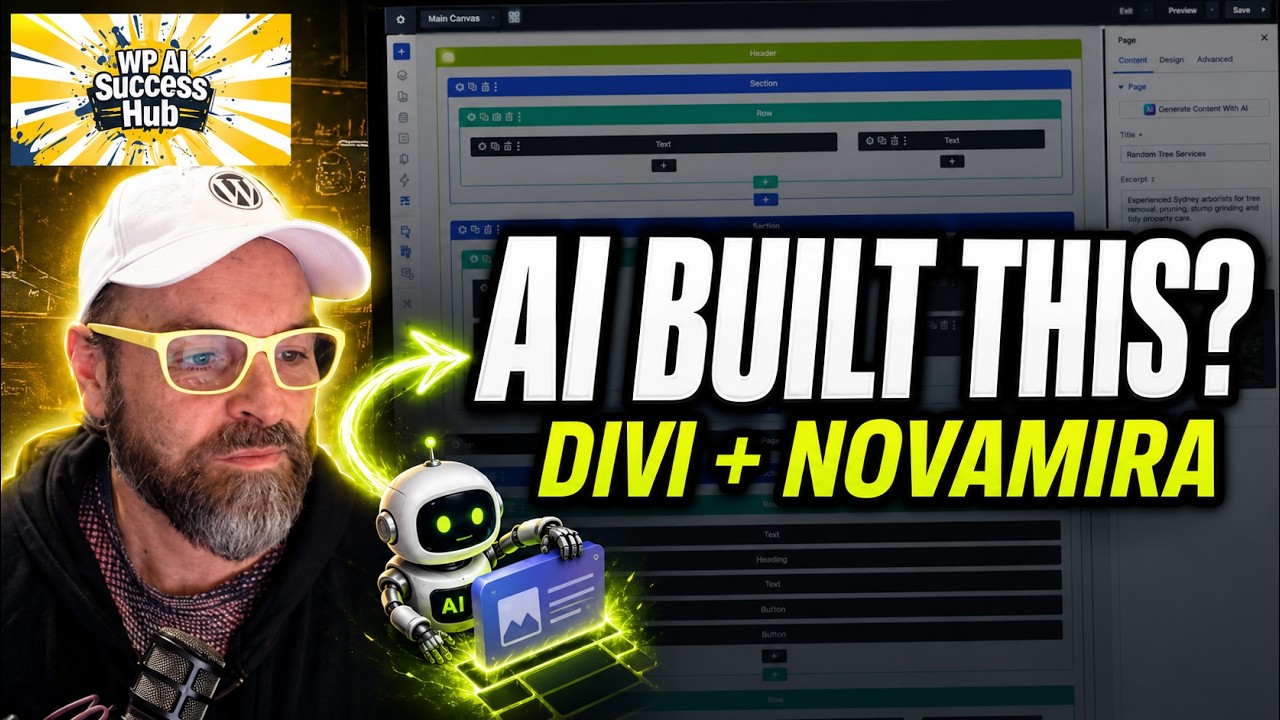 Can AI Actually Build a Divi Website? I Tested Novamira + Codex