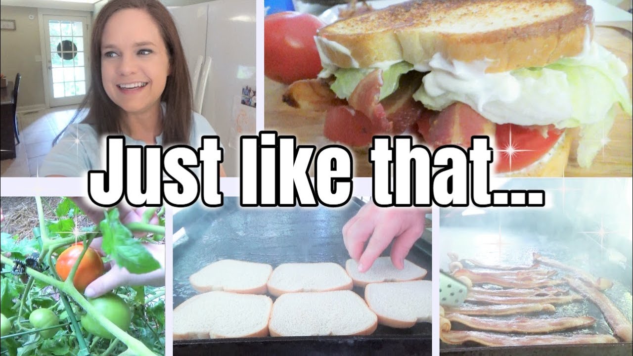 COOKING BLTs ON THE BLACKSTONE & CLEANING IT! | SOUTHERN FAMILY VLOG