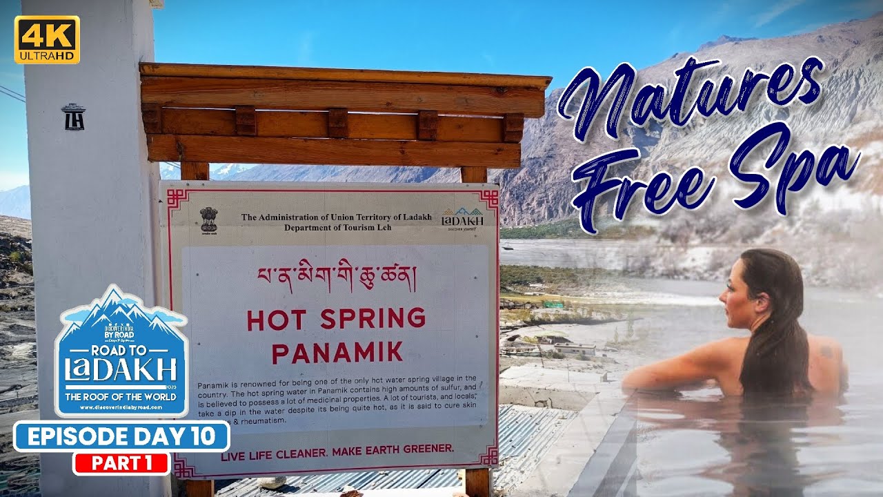 Panamik Hot Springs! with Butter Tea with Khambir Bread | Leh-Ladakh road trip's Day 10 Part 1