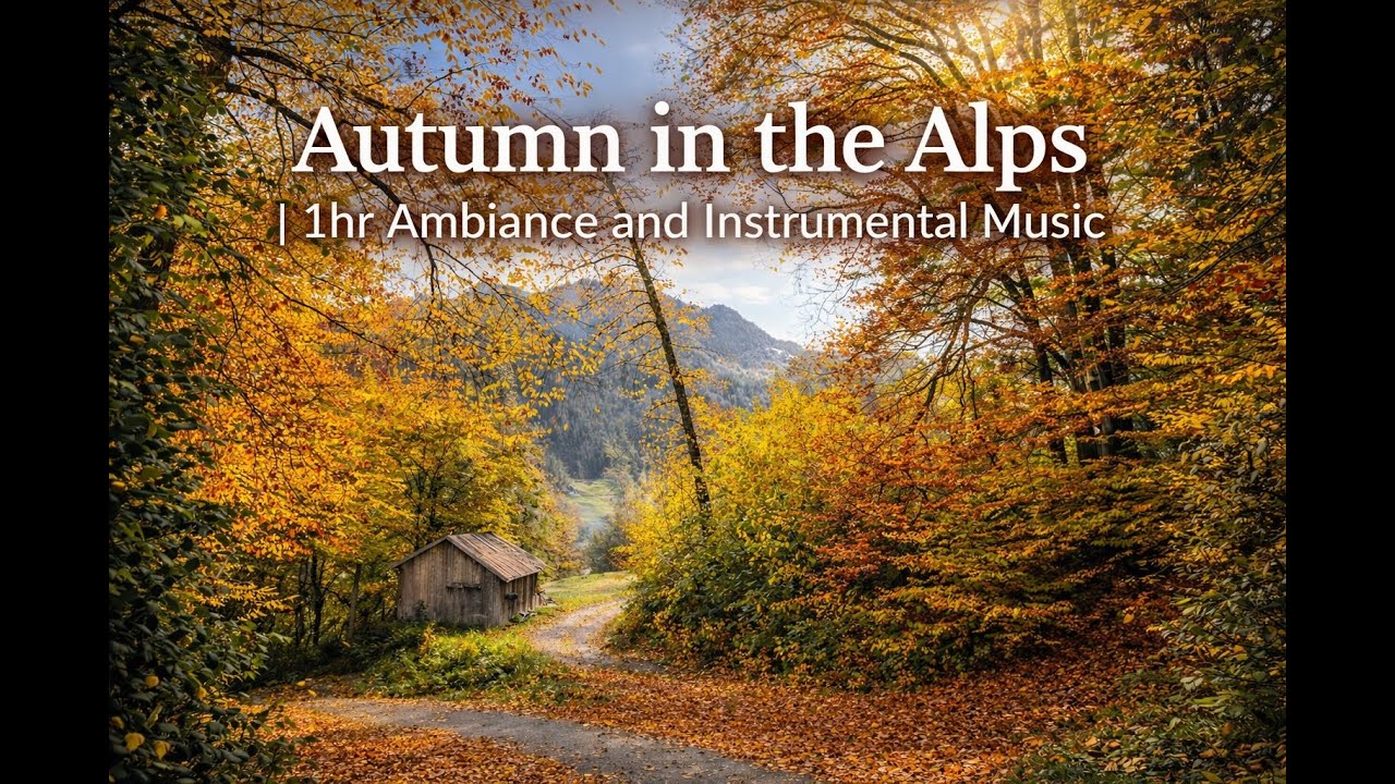 Gentle Piano and Autumn Forest Ambiance | Study and Deep Focus 1 Hour