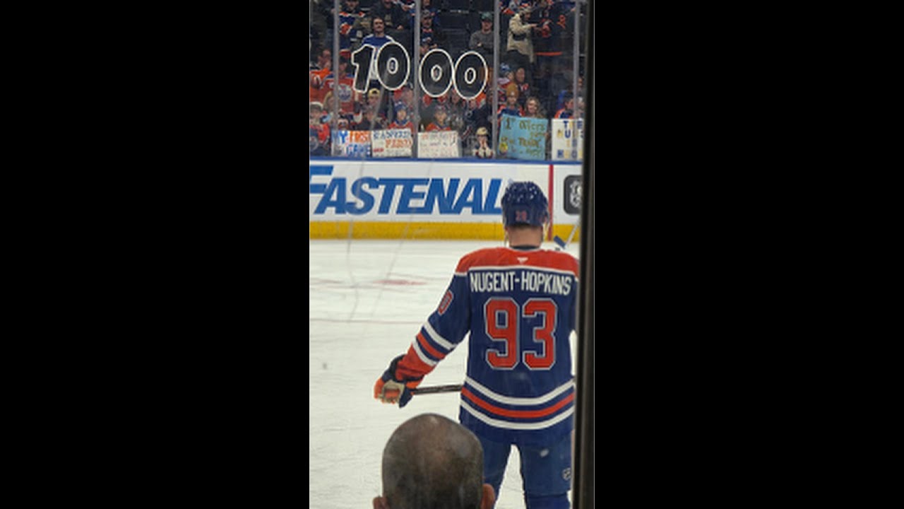 Ryan Nugent-Hopkins 1000th Milestone Game!