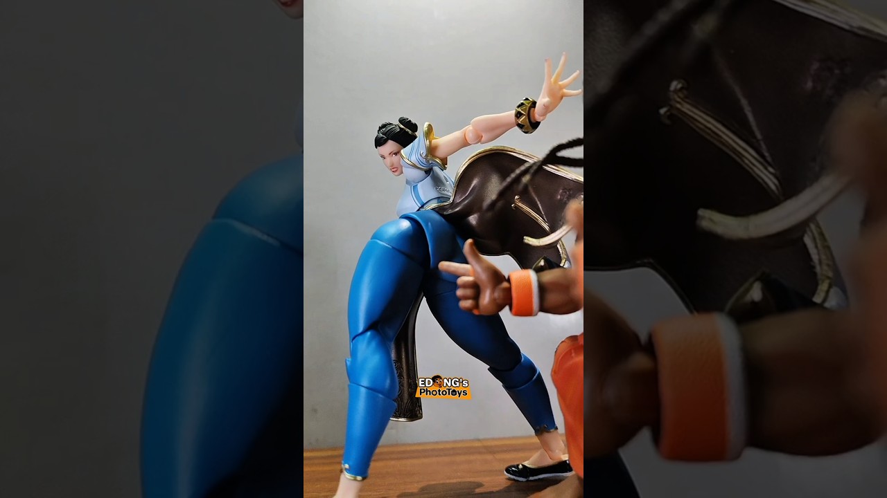 Thiccest Legs of all Fighting &bull; Amazing Yamaguchi Revoltech Street Fighter 6 Chun Li