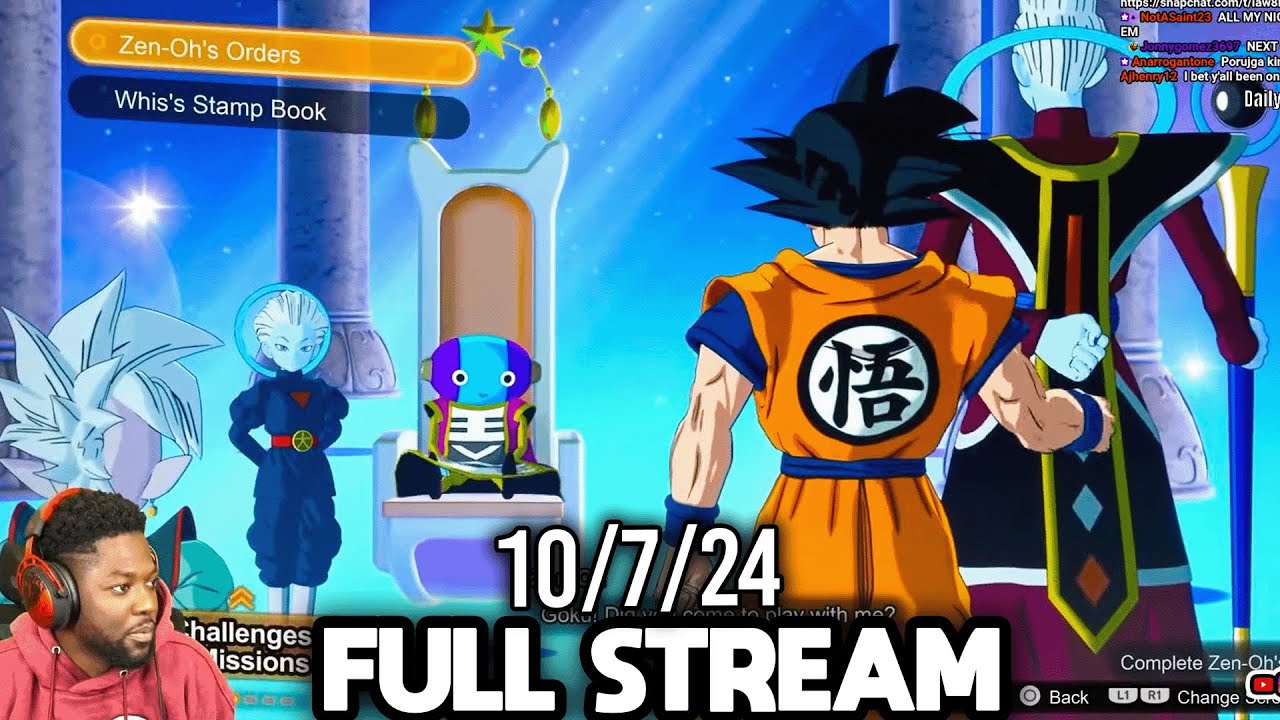 RDC PLAY Sparking Zero for the First Time FULL STREAM (10/7/24)