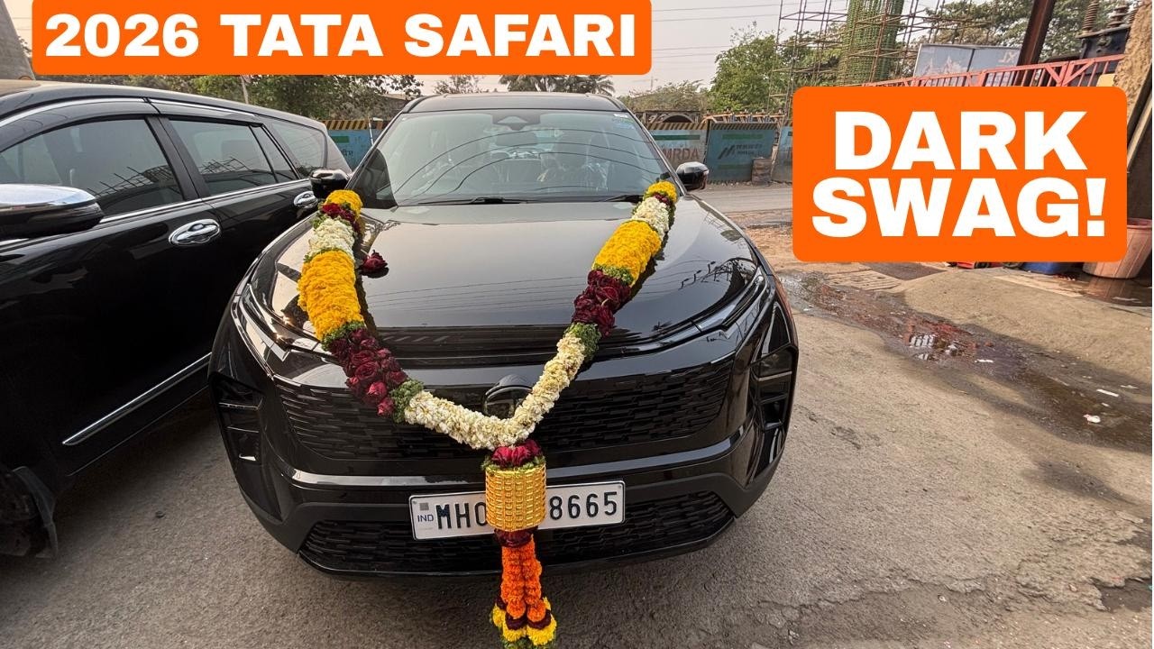 2026 New Tata Safari Adventure X Plus Black Dark Edition 🔥| Updated Safari Diesel MT @caarnavtech 