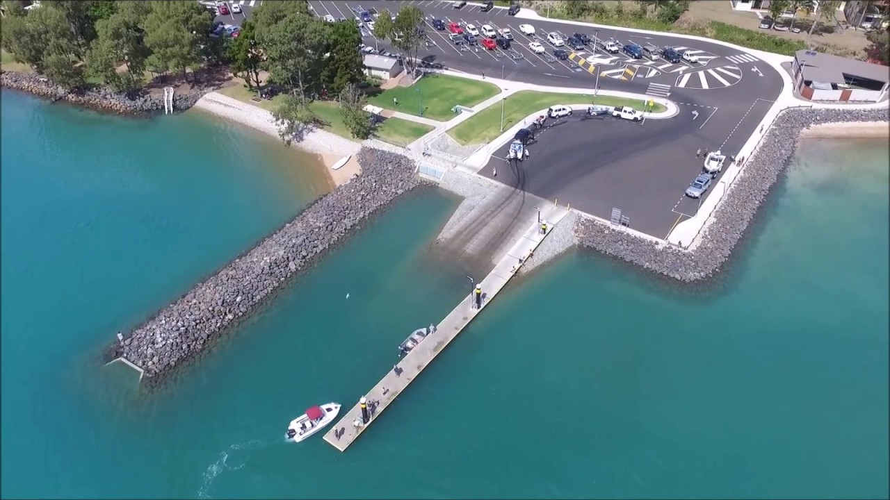 Burrum Heads dji drone fly over water 2018