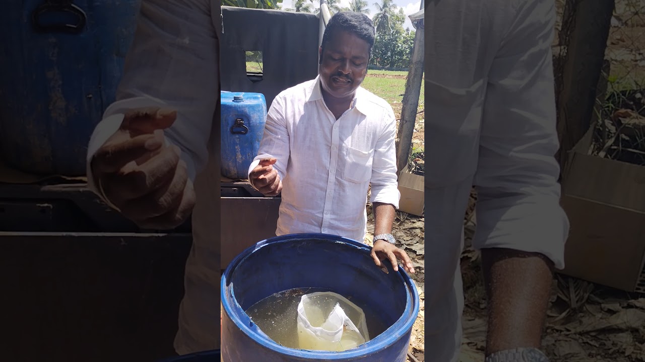 ஜீவாமிர்தம் தயாரிப்பு மற்றும் எளிய வகையில் வடிகட்டி/Jeevamiratham Preparation and Uses by Tamil.....