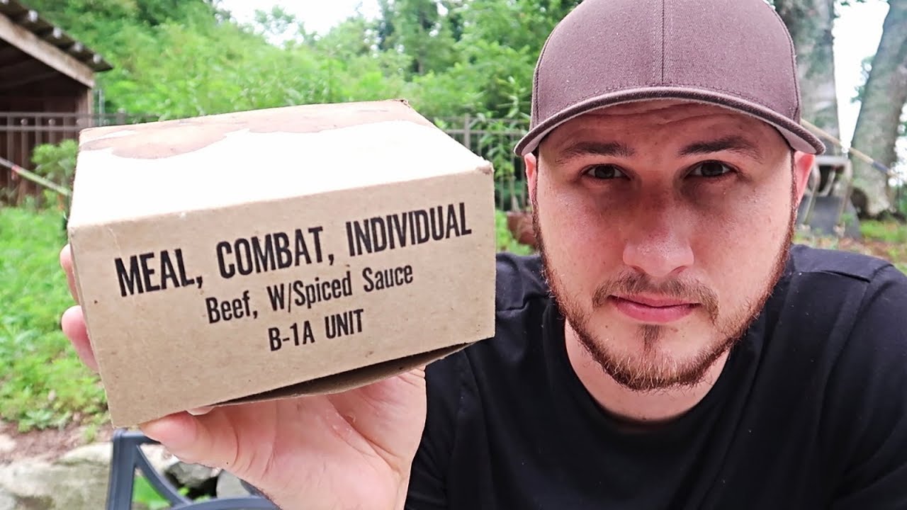 Распаковка винтажного американского пайка MRE C