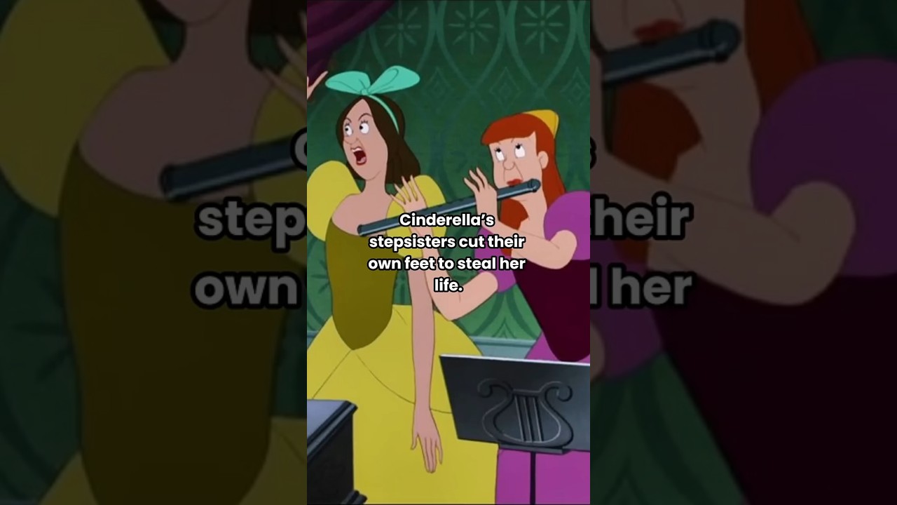 Cinderella’s Evil Sisters Suffered a Brutal Ending #disneyvsreality #cinderella