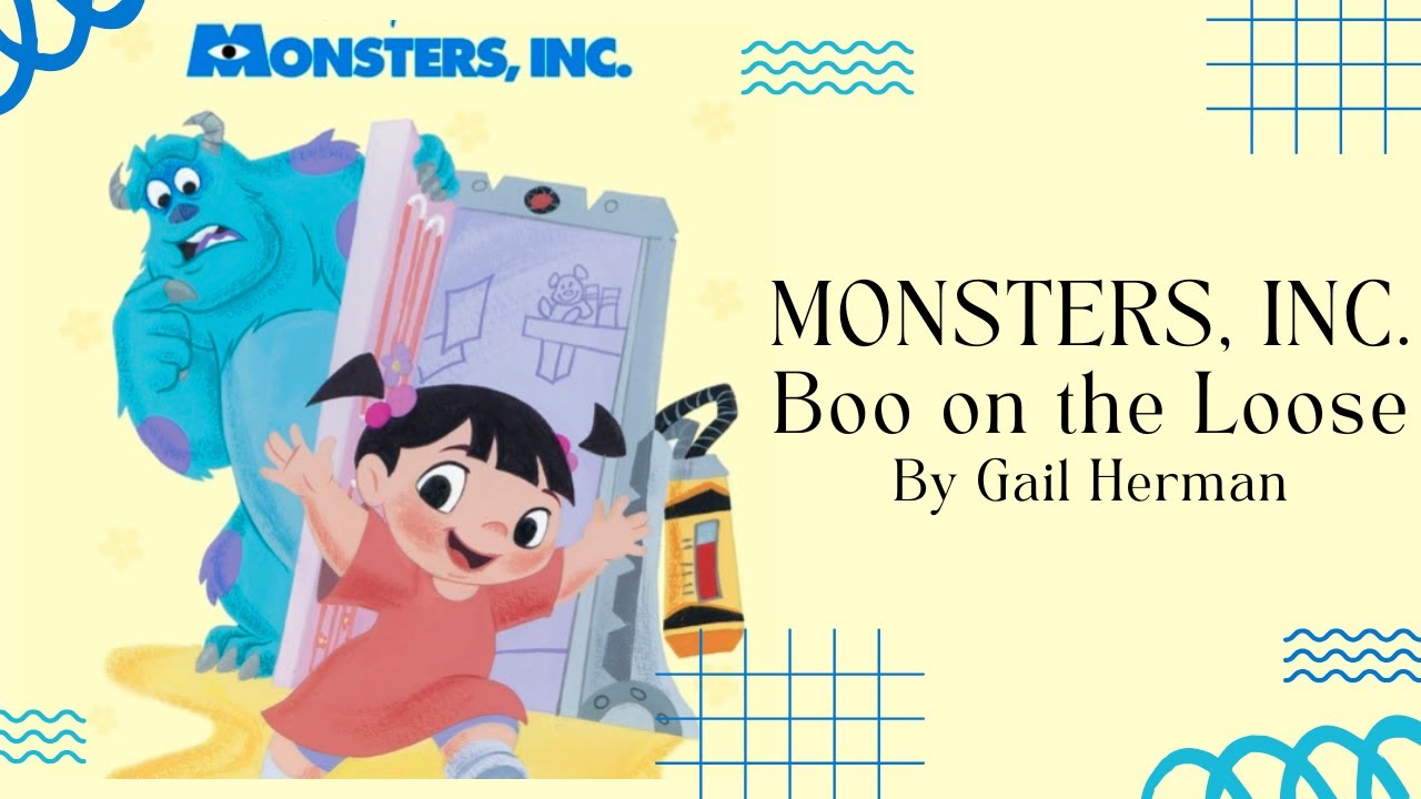😂 Monsters Inc Boo on the Loose 😂 DISNEY Stories for Kids Read Aloud [ READ ALONG VIDEO ]