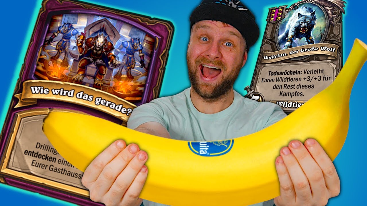 Nur gerade Tavernlevel aber die Banane ist krum - Hearthstone Schlachtfeld