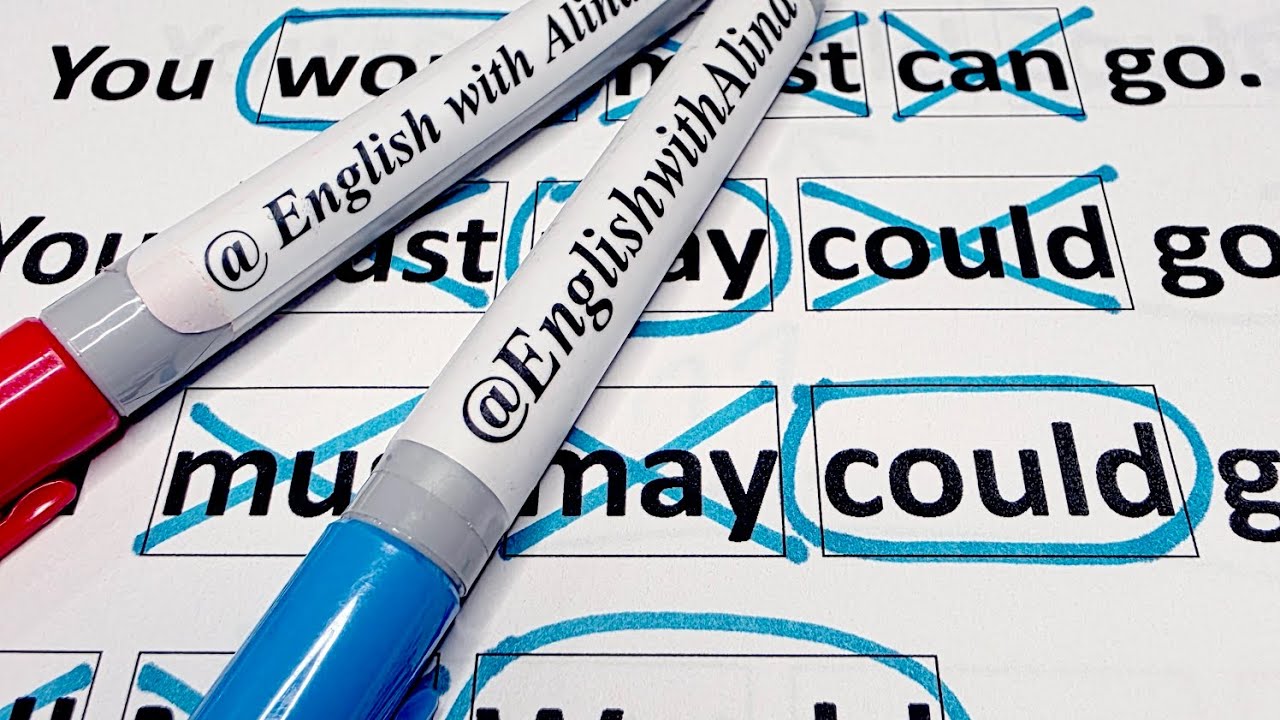 🔥Modal Verbs Practice in English | Will, Should, Must, Can, May, Would | 🎯English With Alina