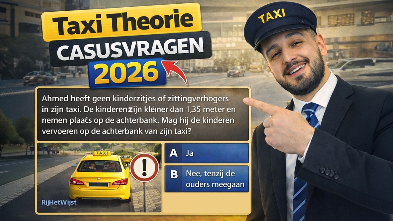 Taxi Theorie Examen - Casusvragen 2026
