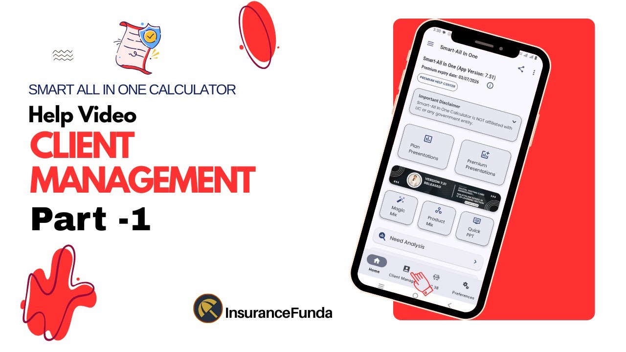 Smart &ndash; All In One Calculator | Client Management Part 1 | Clients & Schedule Explained