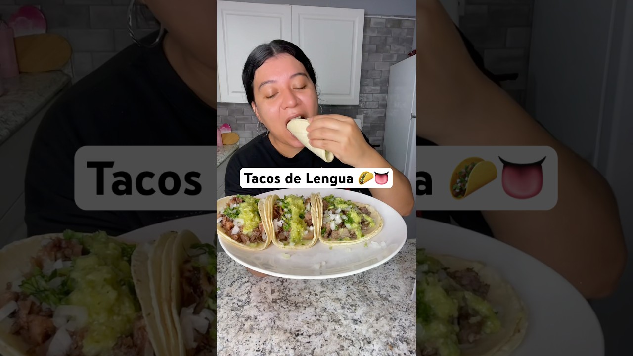 Preparando unos Deliciosos Tacos de Lengua 🌮👅😋👌 #tacos