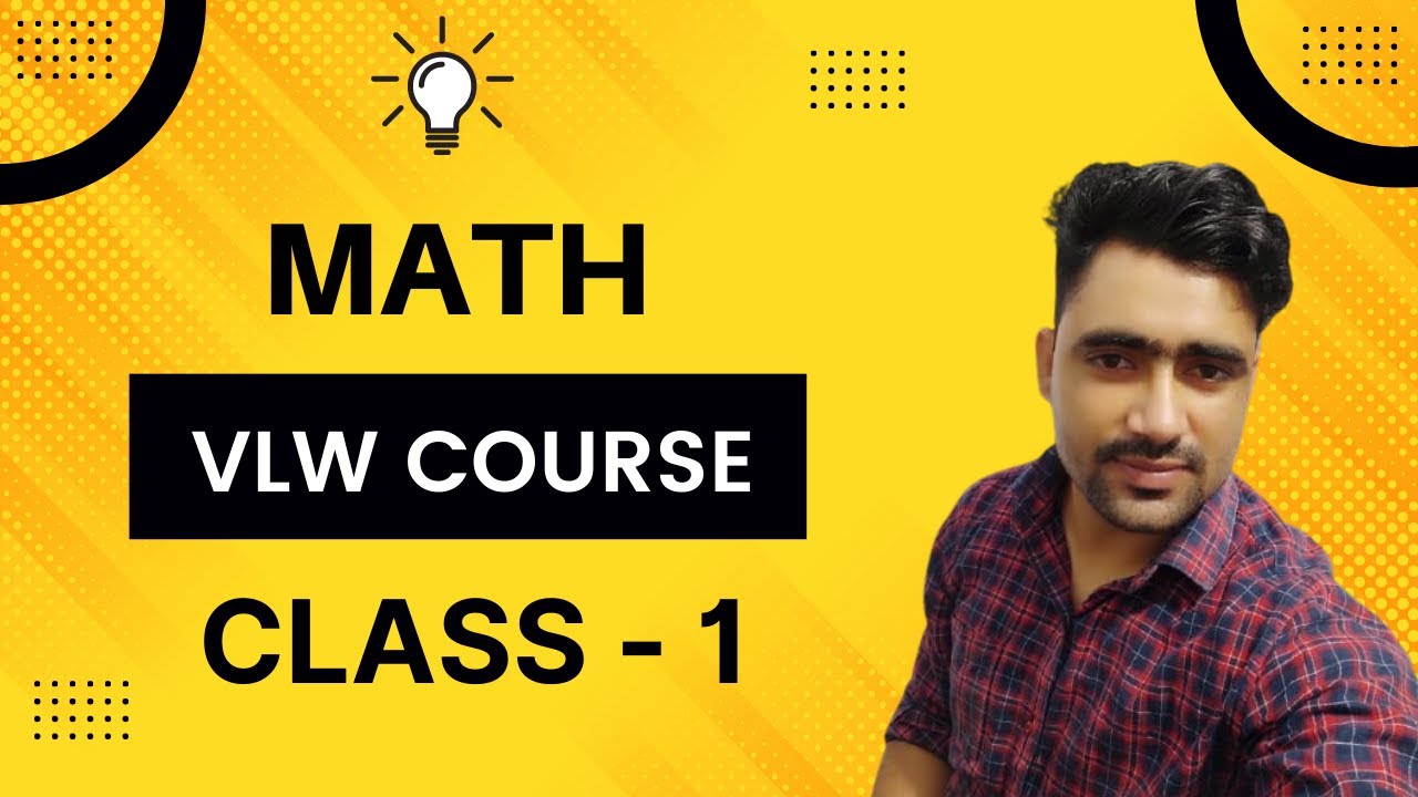 Maths Class - 1 | VLW Preparation 2022 | VLW Online Classes | JKSSB Online Tutorial
