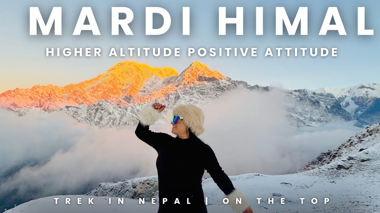 SNOW FALL in MARDI HIMAL | Trekking in January | Mardi Himal Trek Day -3 