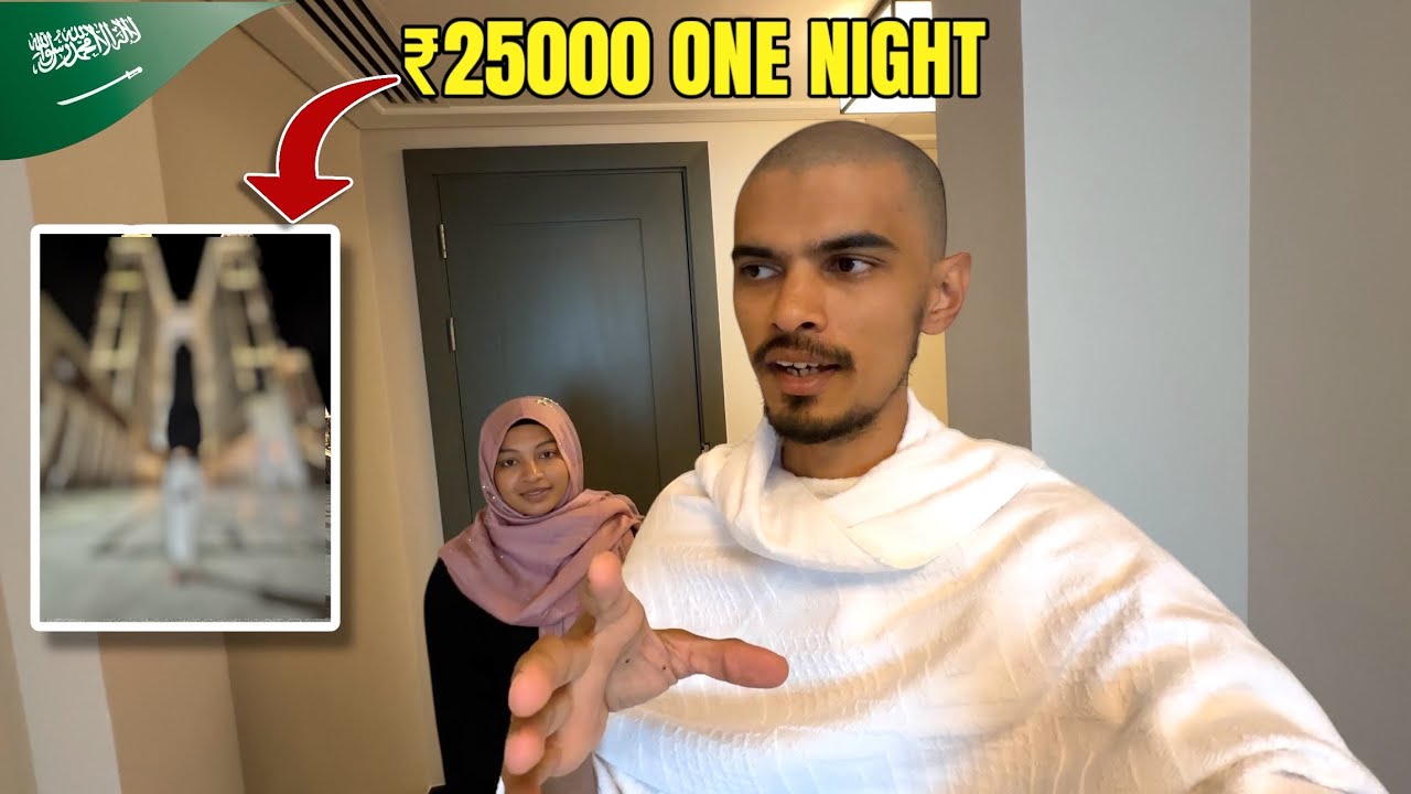 Our COSTLY STAY EVER..🤯 ₹25000 for ONE NIGHT in MECCA..🕋