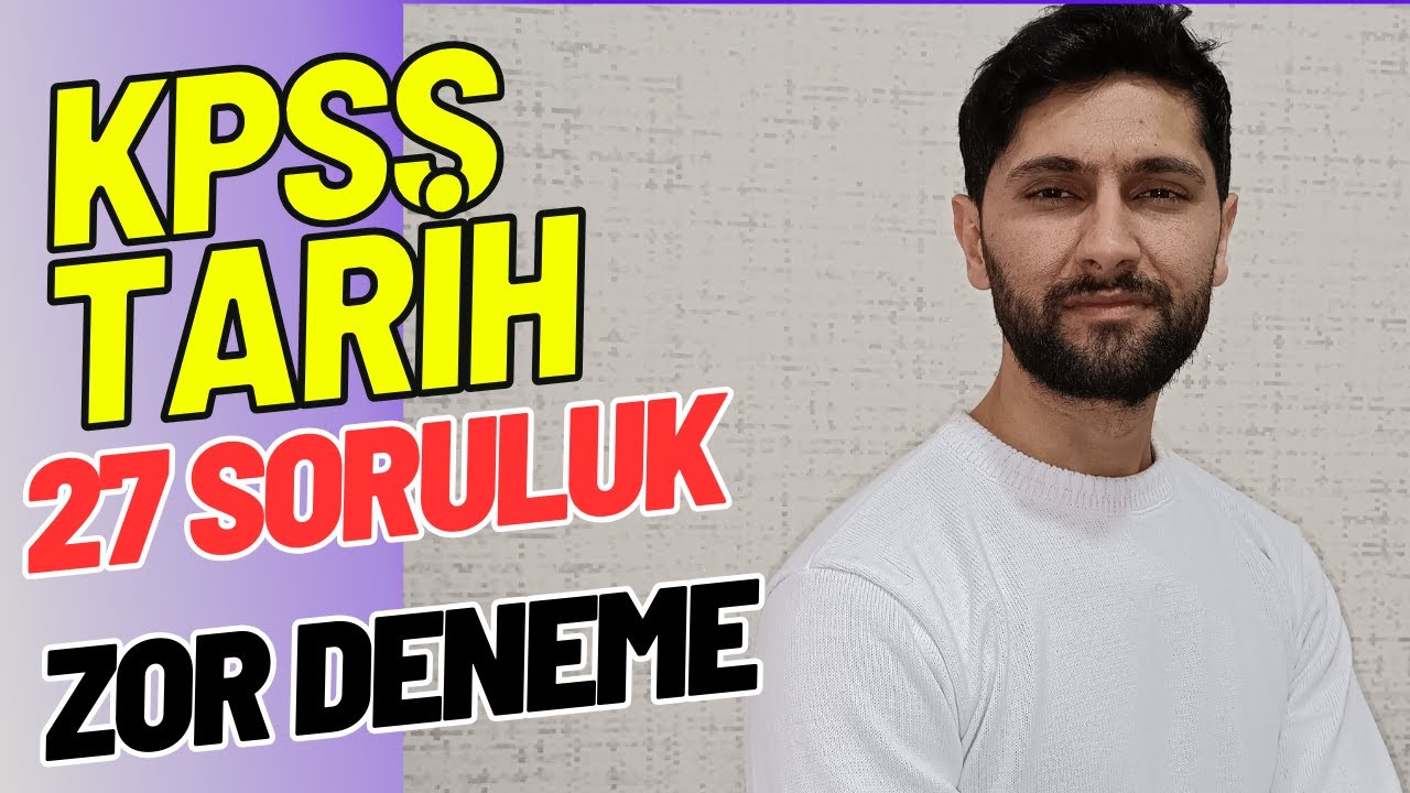73) Sınavda Çıkabilecek 27 Tarih Sorusu | KPSS 2024 | Ali Gürbüz
