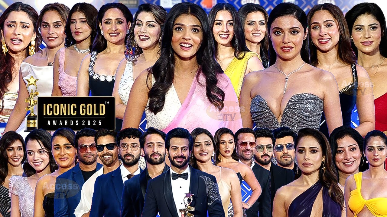 UNCUT | Iconic Gold Awards 2025 |  Karanveer Mehra,Pranali Rathod,Nushrat,Divya,Edin,Fardeen