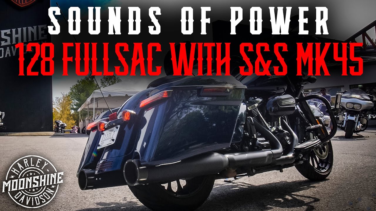 Moonshine HP 128&rdquo; Fullsac with S&S MK45 | Moonshine H-D SOUNDS of POWER!