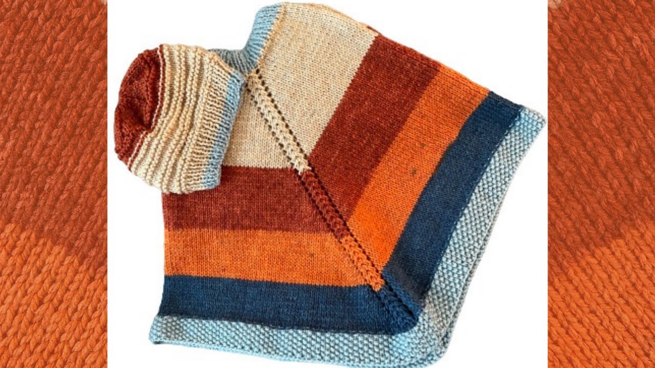 PONCHO EM TRICÔ- MAGIC PULL-TODOS OS TAMANHOS
