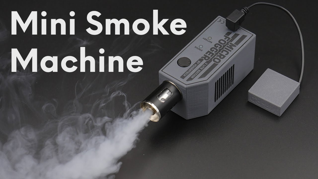 The affordable mini smoke machine / fogger for photography and airflow testing - MicroFogger 3 Lite