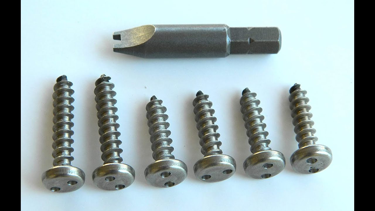 Tornillos Anti-Robo Para Placas | ¡Evita que te las Quiten o Roben! 😡😡😡 / JMK