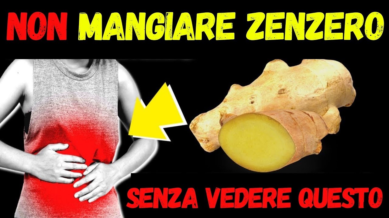 🗣 SCOPERTA! Questi sono gli EFFETTI SECONDARI e i BENEFICI di mangiare lo ZENZERO