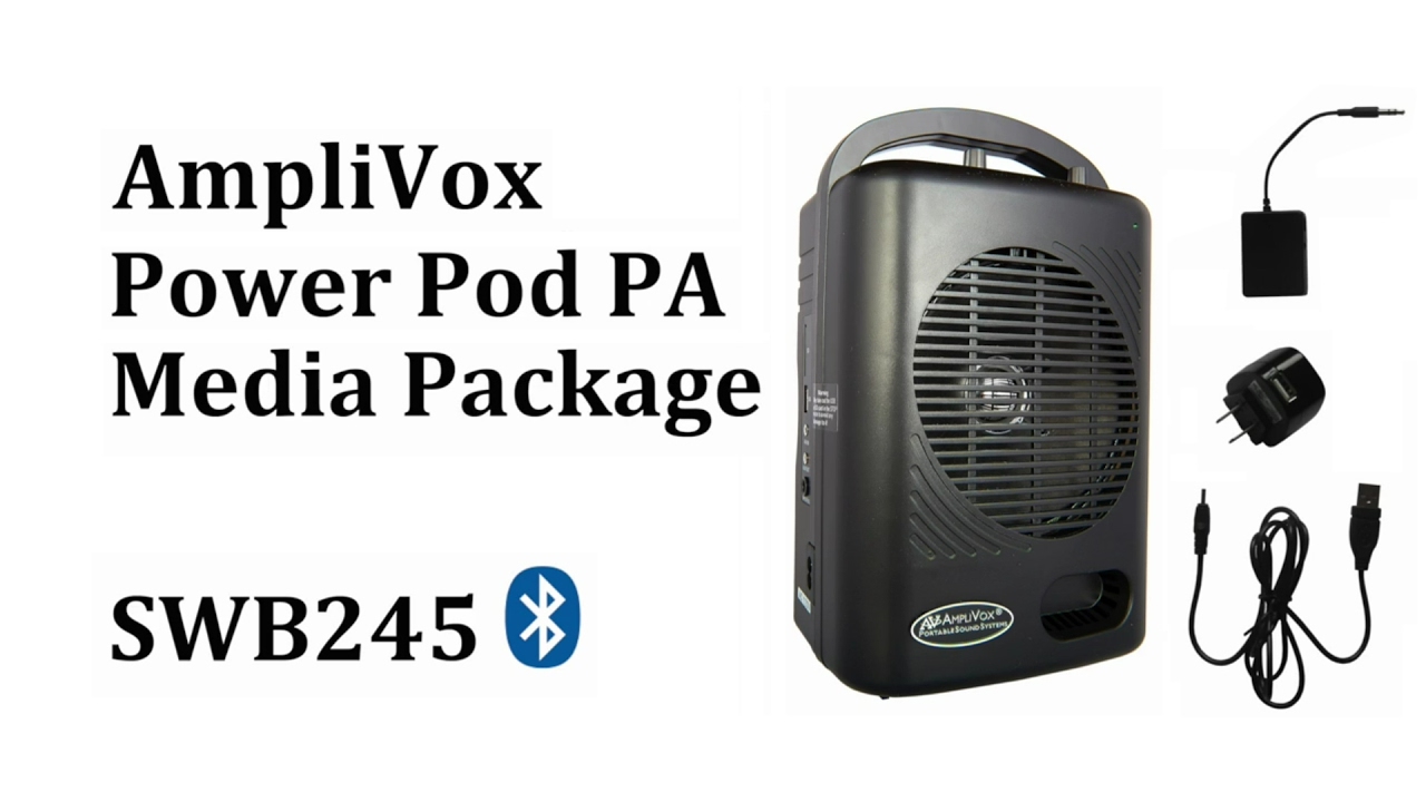 SWB245 Power Pod PA Media Package