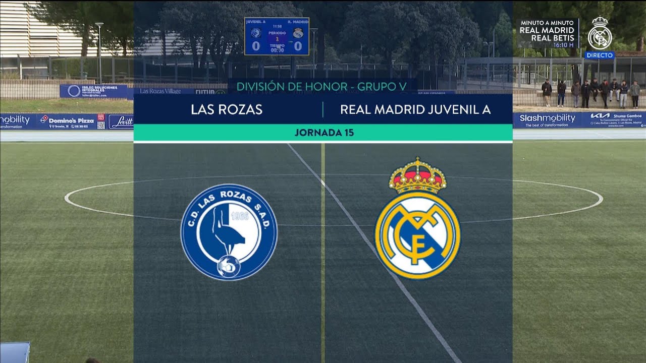 Las Rozas - Real Madrid Juvenil A (J15 - Divisi&oacute;n de Honor Juvenil) - RM