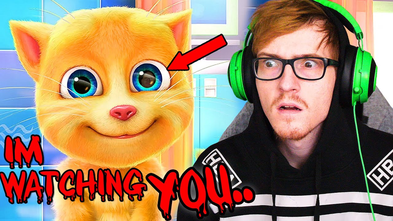 Я играл в Talking Ginger... ПОДОЖДИТЕ, ЧТО У НЕГО В ГЛАЗУ?