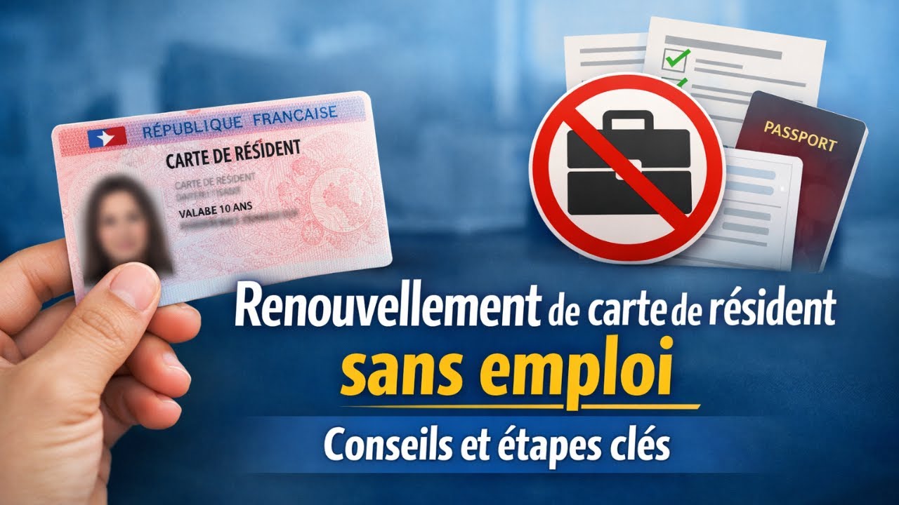 Renouvellement de carte de résident sans emploi : Conseils et étapes clés