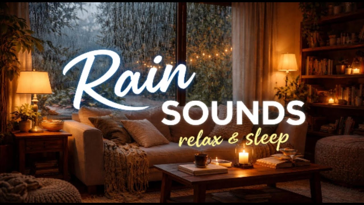 Rain Sounds 🌧️ Cozy Evening Ambience for Deep Relaxation & Sleep