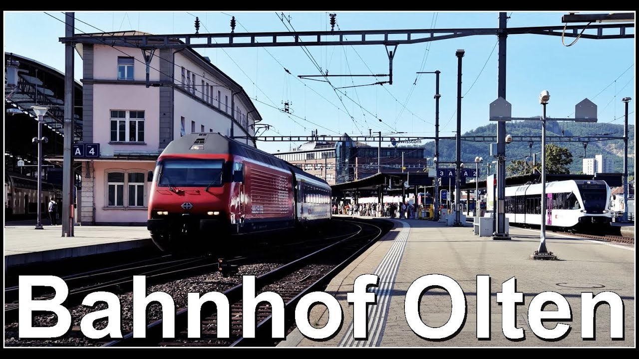 Viele Zugsichtungen beim Bahnhof Olten